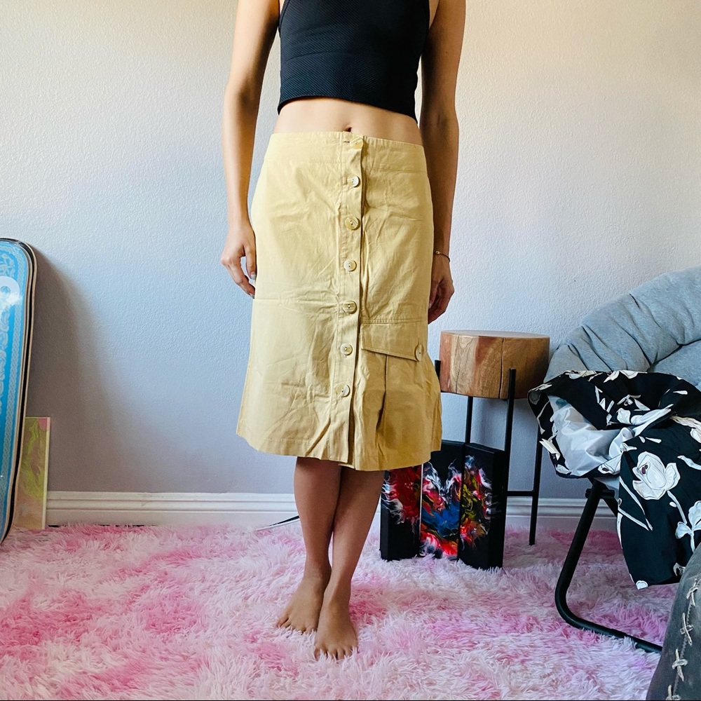 COPY - JC de Castelbajac button up skirt